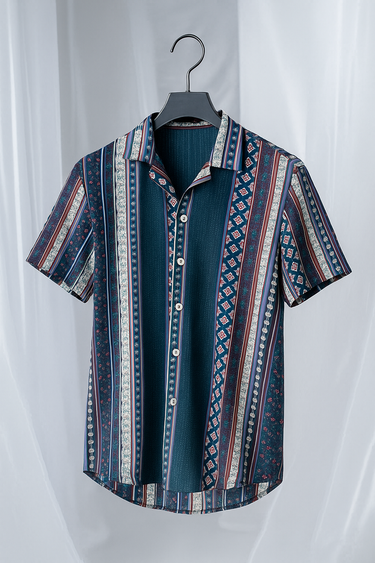 Vintage Vibe Short Sleeve Shirt Humayunalamgir