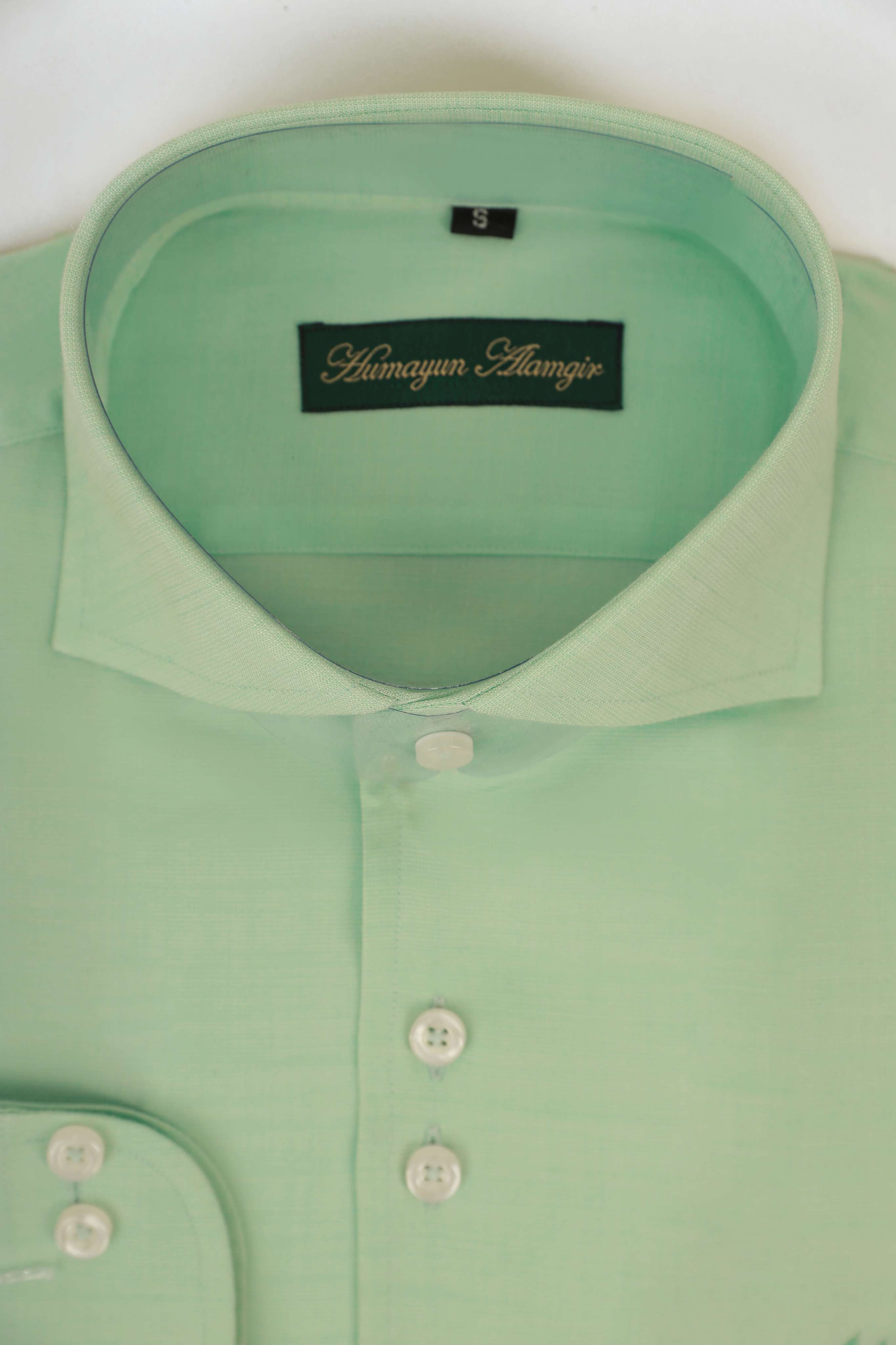 PEACH LINEN SHIRT Humayunalamgir