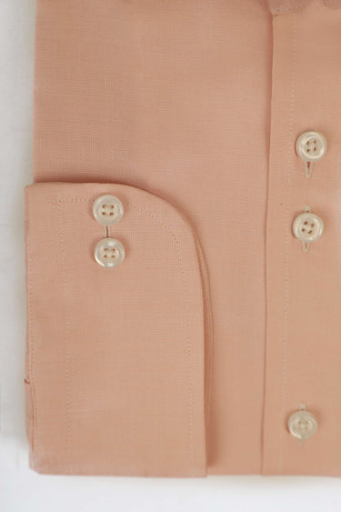 PEACH LINEN SHIRT Humayunalamgir