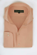 PEACH LINEN SHIRT Humayunalamgir