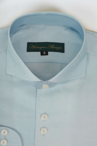 PEACH LINEN SHIRT Humayunalamgir