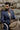 Navy Blue Check Blazer Humayun Alamgir