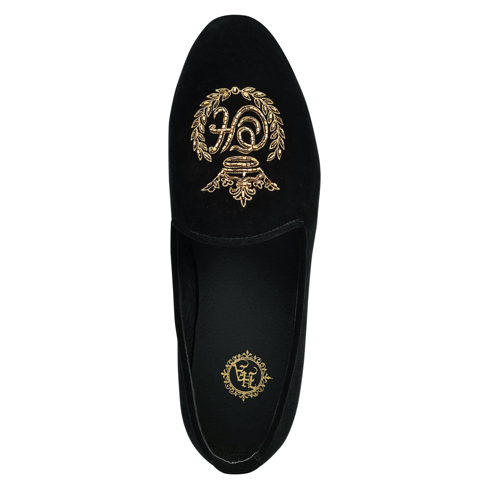 Black velvet Golden cut dana2017 motif Shoes humyaunalamgir 41