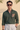 Lion Cub Embroidery Olive Green Linen Shirt Humayun Alamgir