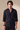 Black Linen Cord Set - H Logo Humayun Alamgir