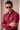Red Linen Shirt - H Logo Humayun Alamgir