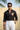 Lion Cub Embroidery Black Linen Shirt Humayun Alamgir