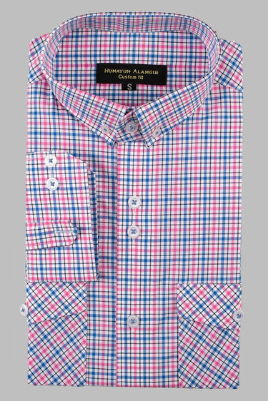 MULTI COLOR CHECKS SHIRT Humayunalamgir