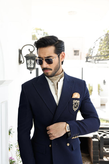 CREAM WASH N WEAR SHALWAR KAMEEZ Humayunalamgir