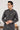 Charcoal Grey Phool Kaari Kurta Pajama Clothing Humayunalamgir
