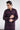 Purple & Black Muhazzab Kurta pajama Clothing Humayunalamgir
