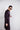 Purple & Black Muhazzab Kurta pajama Clothing Humayunalamgir
