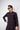 Purple & Black Muhazzab Kurta pajama Clothing Humayunalamgir