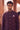 MAROON SELF VELVET WAIST COAT