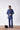 Space Blue Linen Nawabi Clothing Humayunalamgir
