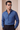 Denim Blue Linen Shirt - H Logo Humayun Alamgir