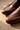 Brown luxe crocodile-textured loafers Humayun Alamgir