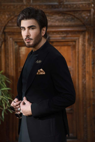 BLACK EGYPTION COTTON SHALWAR KAMEEZ Humayunalamgir