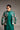 Teal Green Floral Embroidered Prince Coat