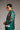 Teal Green Floral Embroidered Prince Coat