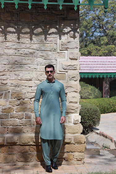 MINT GREEN BOSKY SHALWAR KAMEEZ