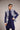 Royal Blue Embroidered Prince Coat