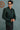 Emerald Noir Embellished Prince Coat Clothing Humayunalamgir