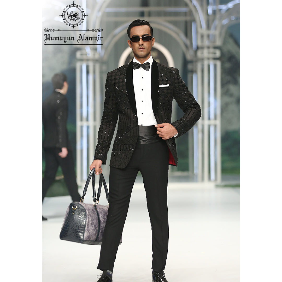 COW LEATHER WITH CROCODILE PRINT Bag humyaunalamgir