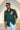 Lion Cub Embroidery Olive Green Linen Shirt Humayun Alamgir