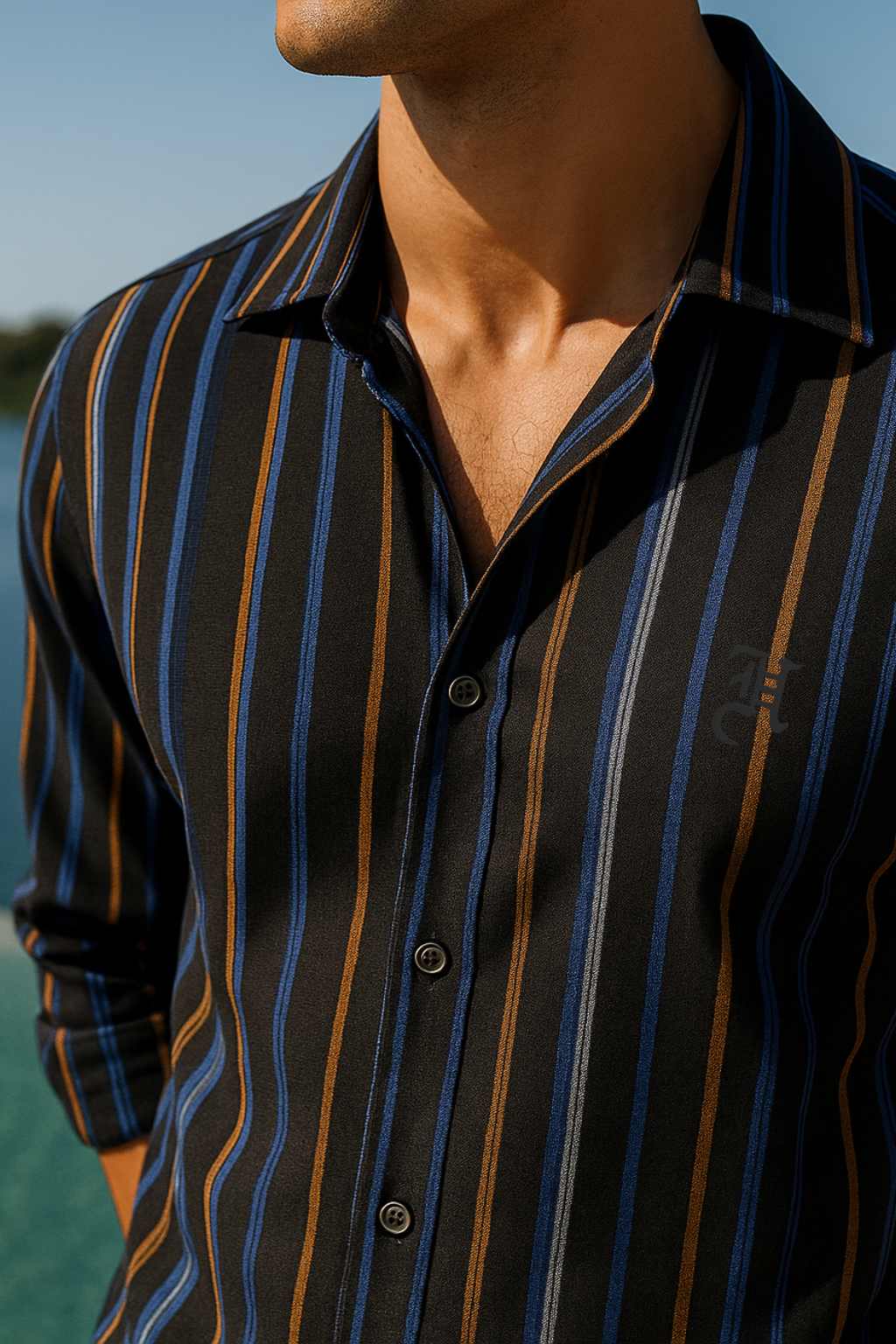 MULTI COLOUR STRIPES SHIRT Casual Humayun Alamgir