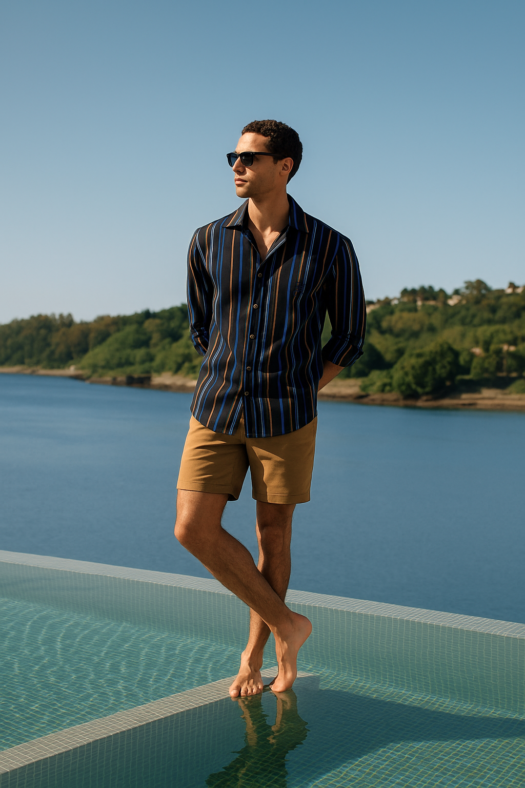 MULTI COLOUR STRIPES SHIRT Casual Humayun Alamgir