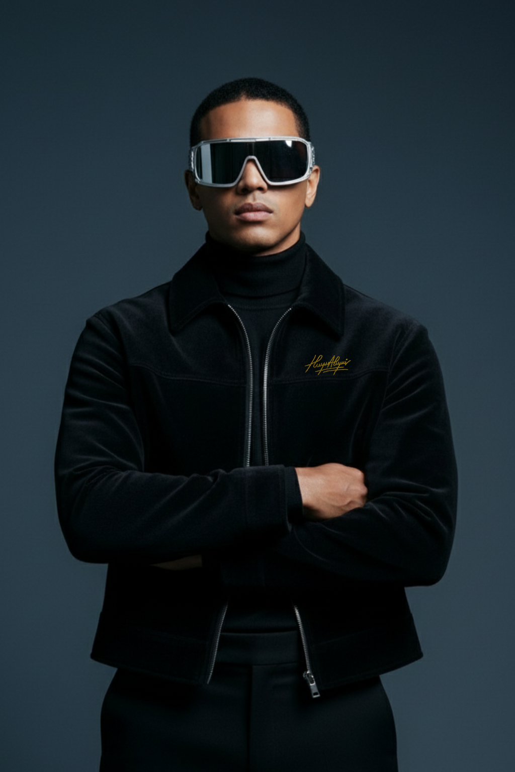 VELVET JACKET - BLACK Winter Jackets Humayun Alamgir