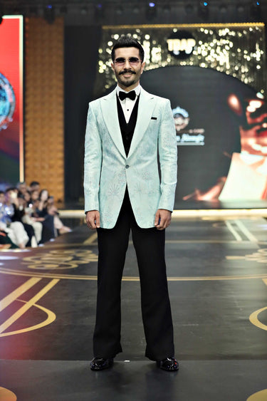 MINT GREEN SELF 3P TUX