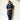 Blue Sequence Embossed Kurta Pajama HumayunAlamgir S