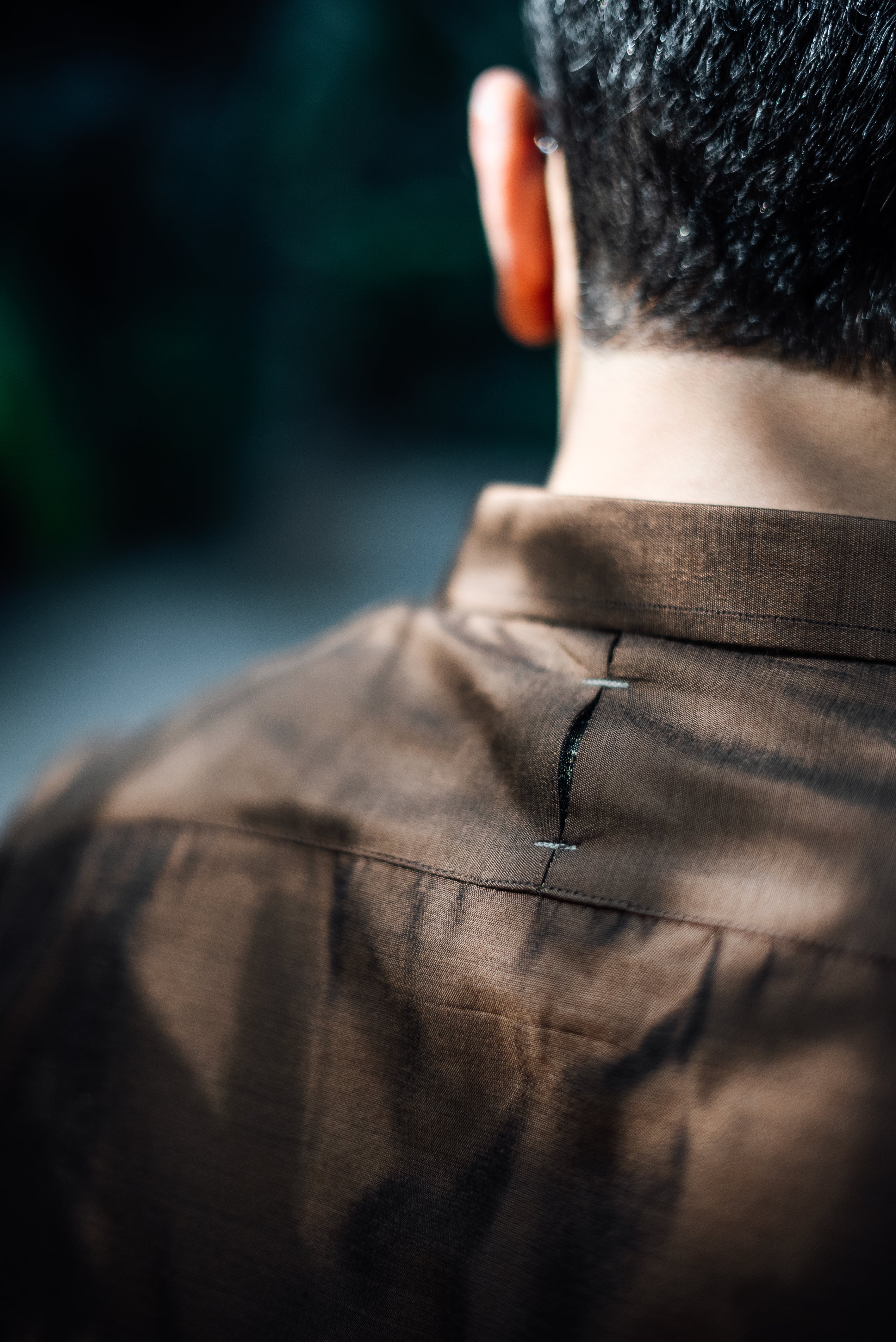 LIGHT BROWN COTTON SILK KURTA PAJAMA Humayunalamgir