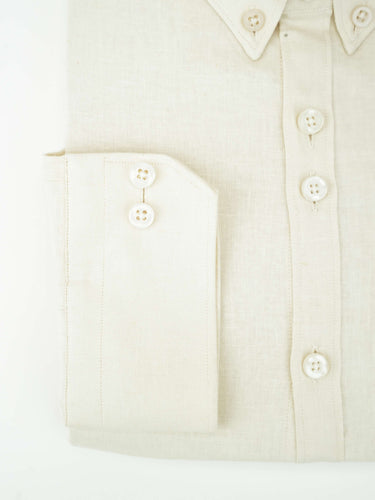 IVORY LINEN SHIRT Humayunalamgir