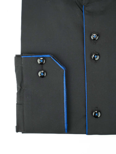 BLACK STRETCHABLE SHIRT Humayunalamgir