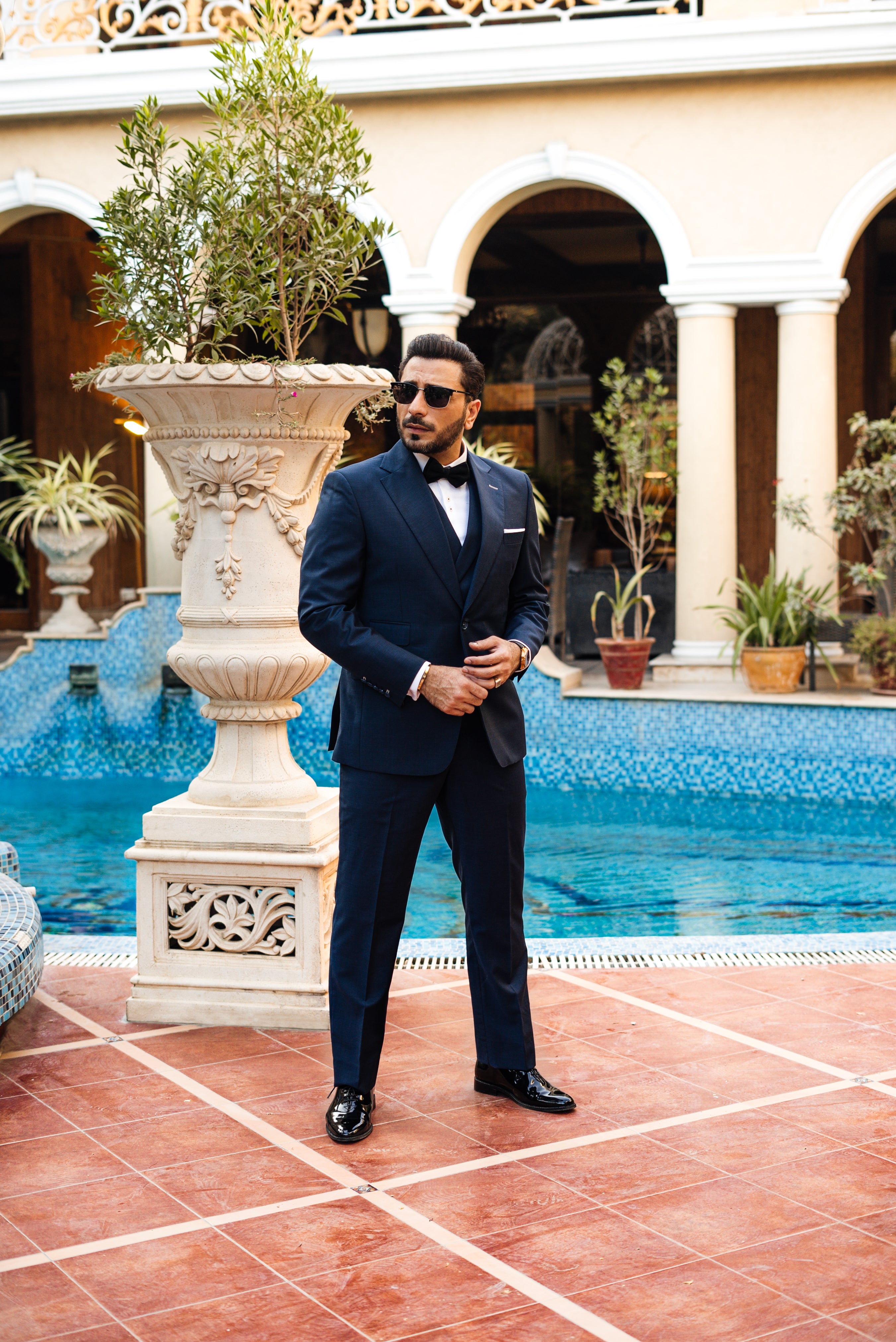 Blue Italian Suit Suits HumayunAlamgir
