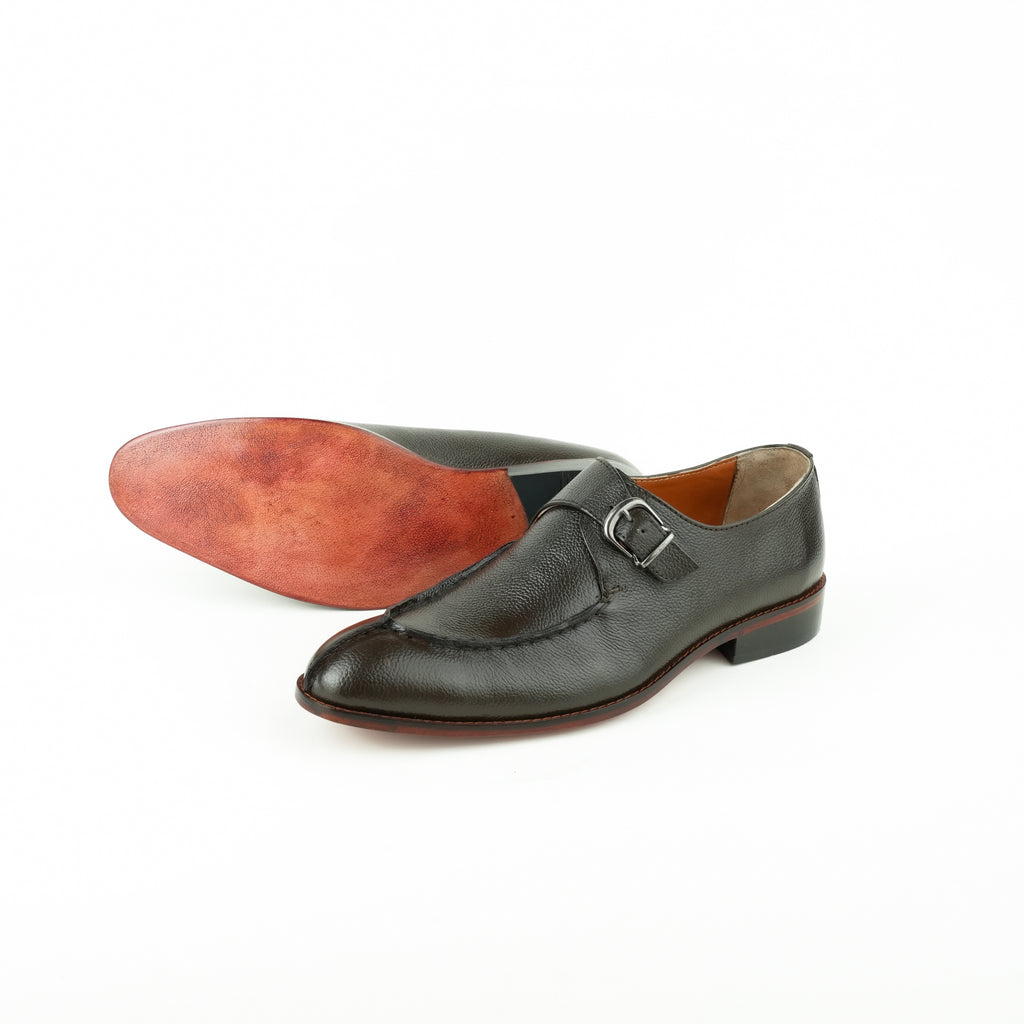 Single Strap Leather Monk Semi Formal Humayun Alamgir