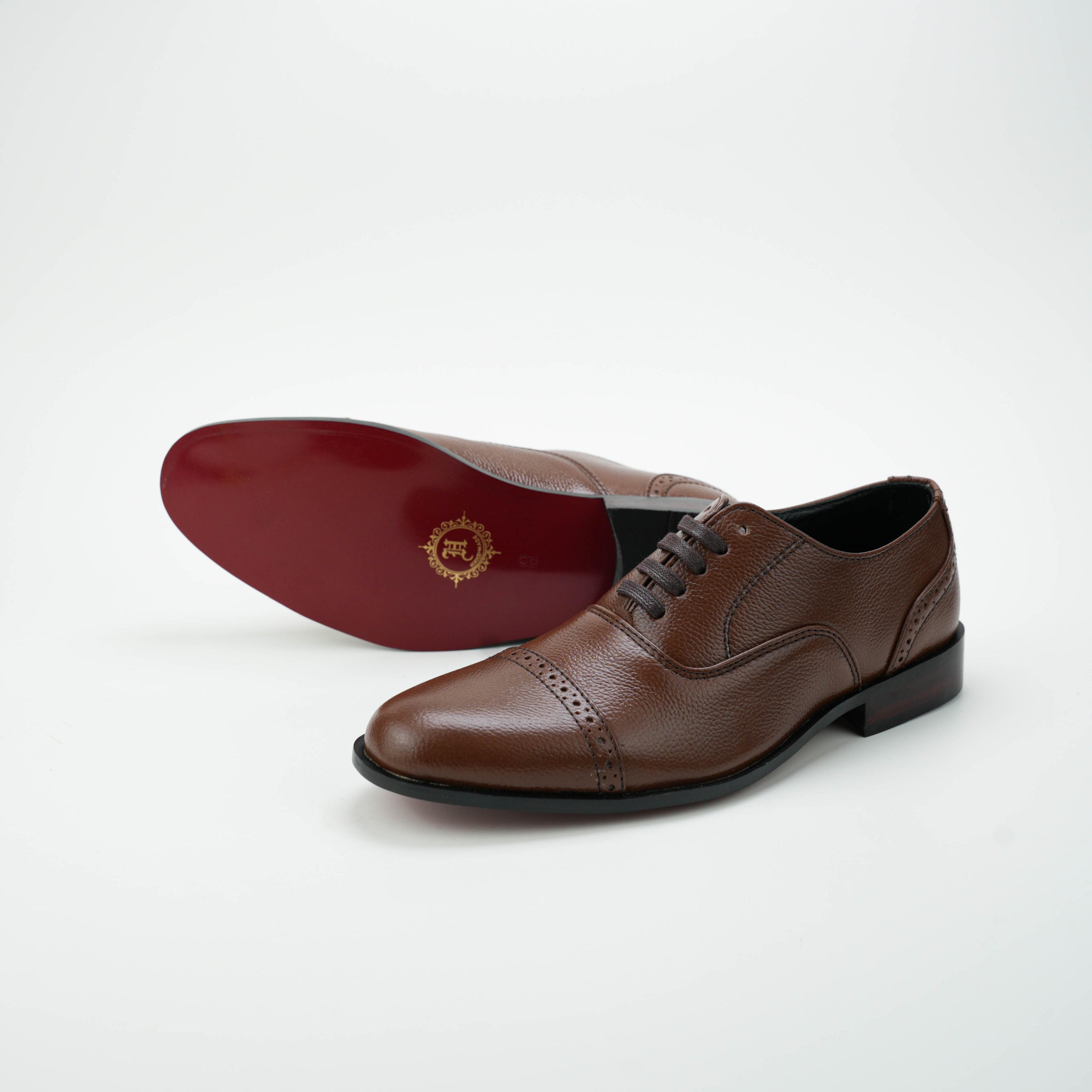 Tan Brown Mild Leather Shoes Semi Formal humayaunalamgir