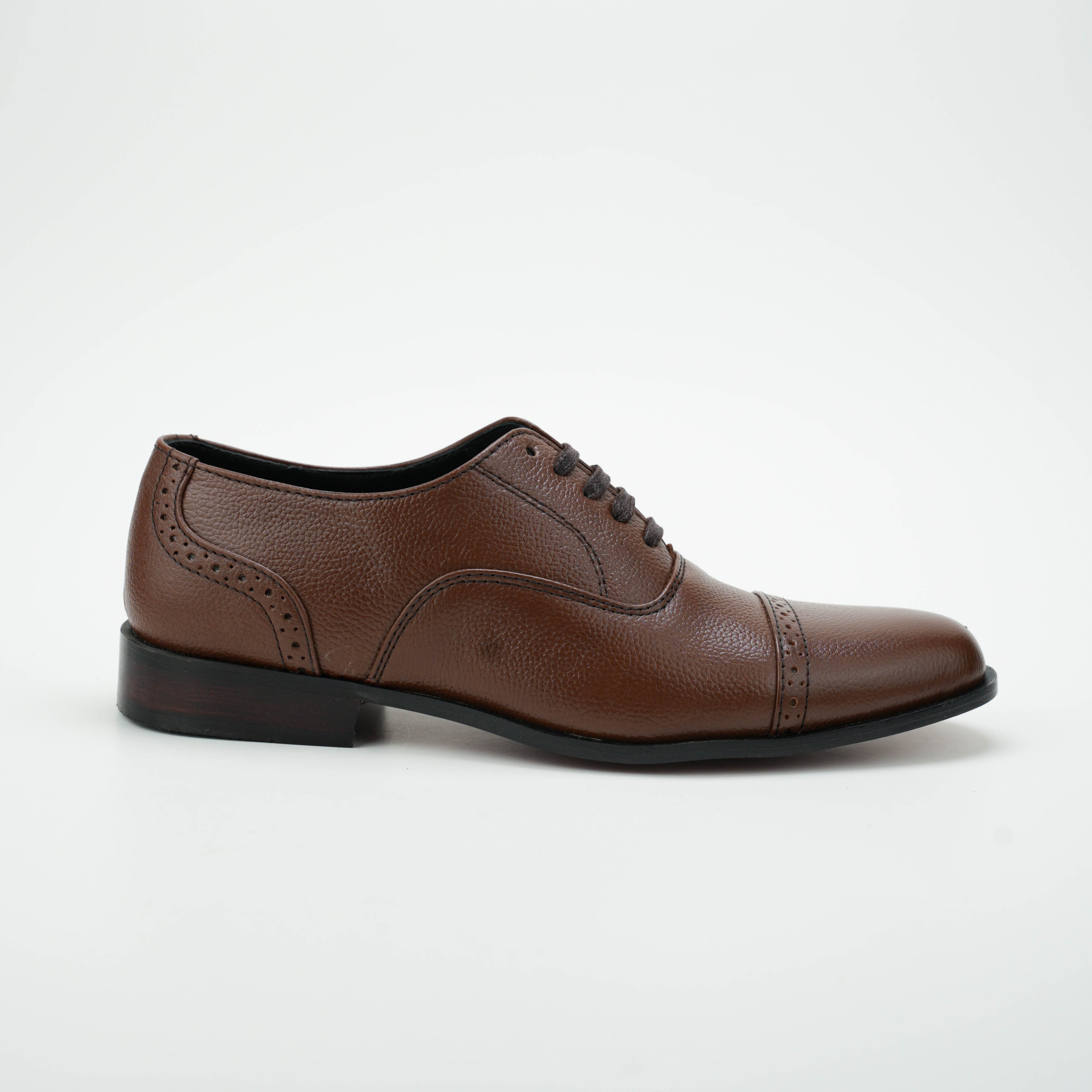 Tan Brown Mild Leather Shoes Semi Formal humayaunalamgir
