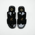 Black Velvet H logo Slide SLIDES-SLIPONS humayaunalamgir