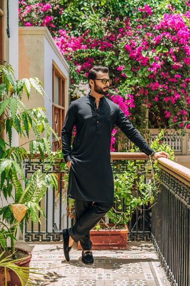 Black Kurta Pajama