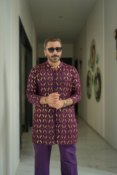Jhalke Zareen - Purple Kurta pajama Humayunalamgir