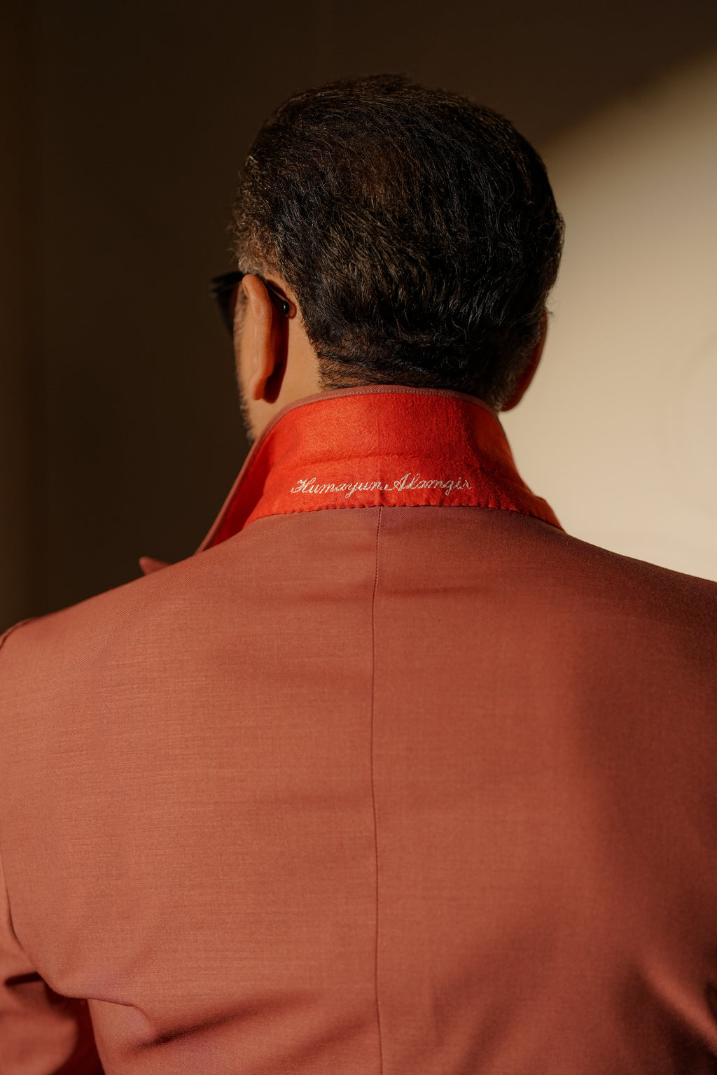 Rust Gold Blazer Humayun Alamgir