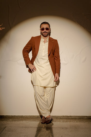 Terracotta Brown Blazer