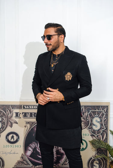 Black Armani Blazer Humayun Alamgir S