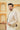 Ivory Gold Zig Zag Sequence Embroidery Prince Coat humyaunalamgir
