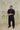 BLACK BOSKY LINEN SHALWAR KAMEEZ Clothing Humayunalamgir