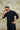 BLACK BOSKY LINEN SHALWAR KAMEEZ Clothing Humayunalamgir